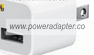 Apple A1265 Charger 5VDC 1A USB A female AC ADAPTER POWER SUPPLY Apple A1265 Charger 5VDC 1A USB A female AC ADAPTER POWER SUPPLY